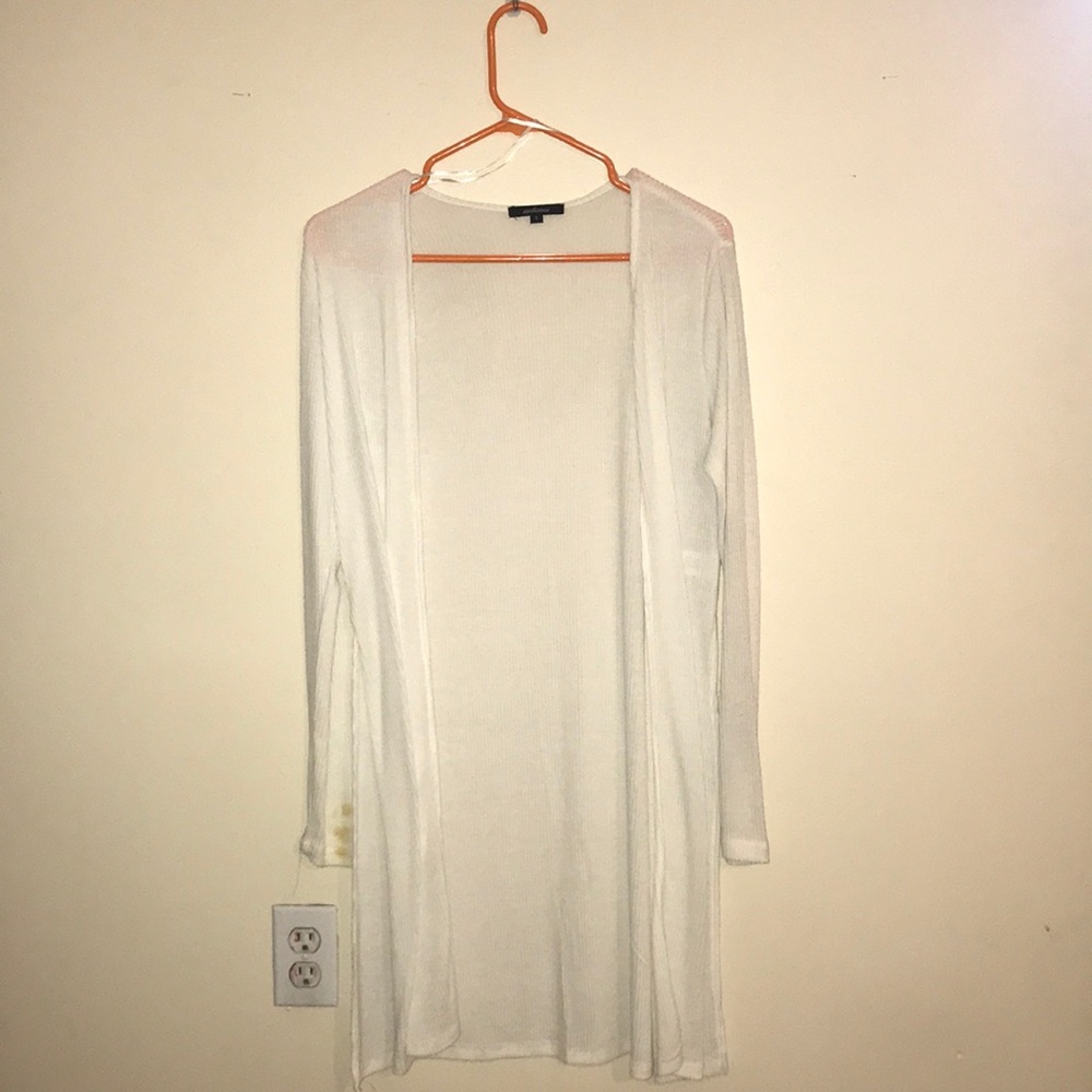 Long cardigan!